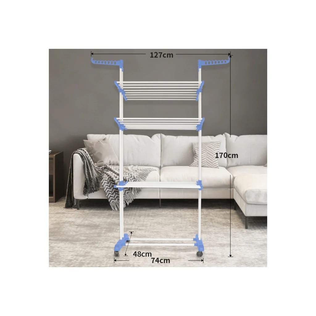 3 Tier Folding Cloth Hanger - Image 6