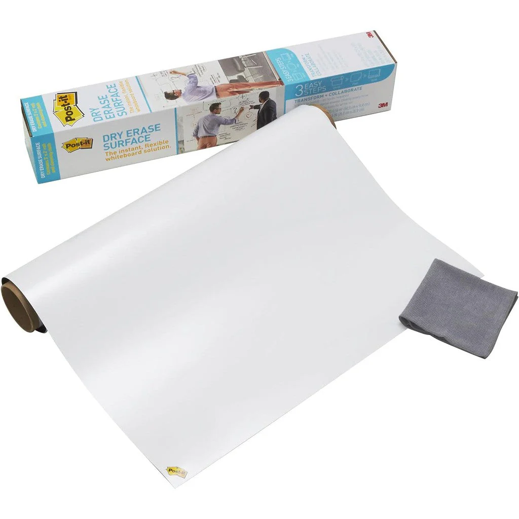 3M Post-it Super Sticky Dry Erase White Board Film - 3 FT X 4 FT / 120 X 90 CM - Image 3