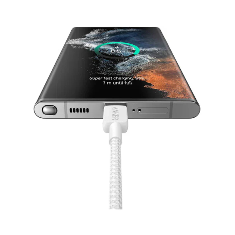 Anker 322 USB-C to USB-C Cable - 60W / 0.9 Meter / White - Image 3