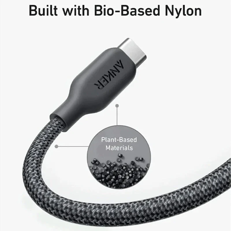 Anker 542 USB-C to Lightning Cable (Bio-Nylon) (1.8m/6ft) -Black - Image 3