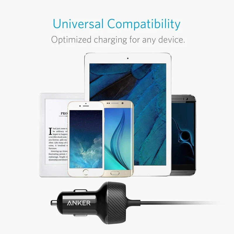Anker PowerDrive 2 Elite Car Charger - 24W / Black - Image 5
