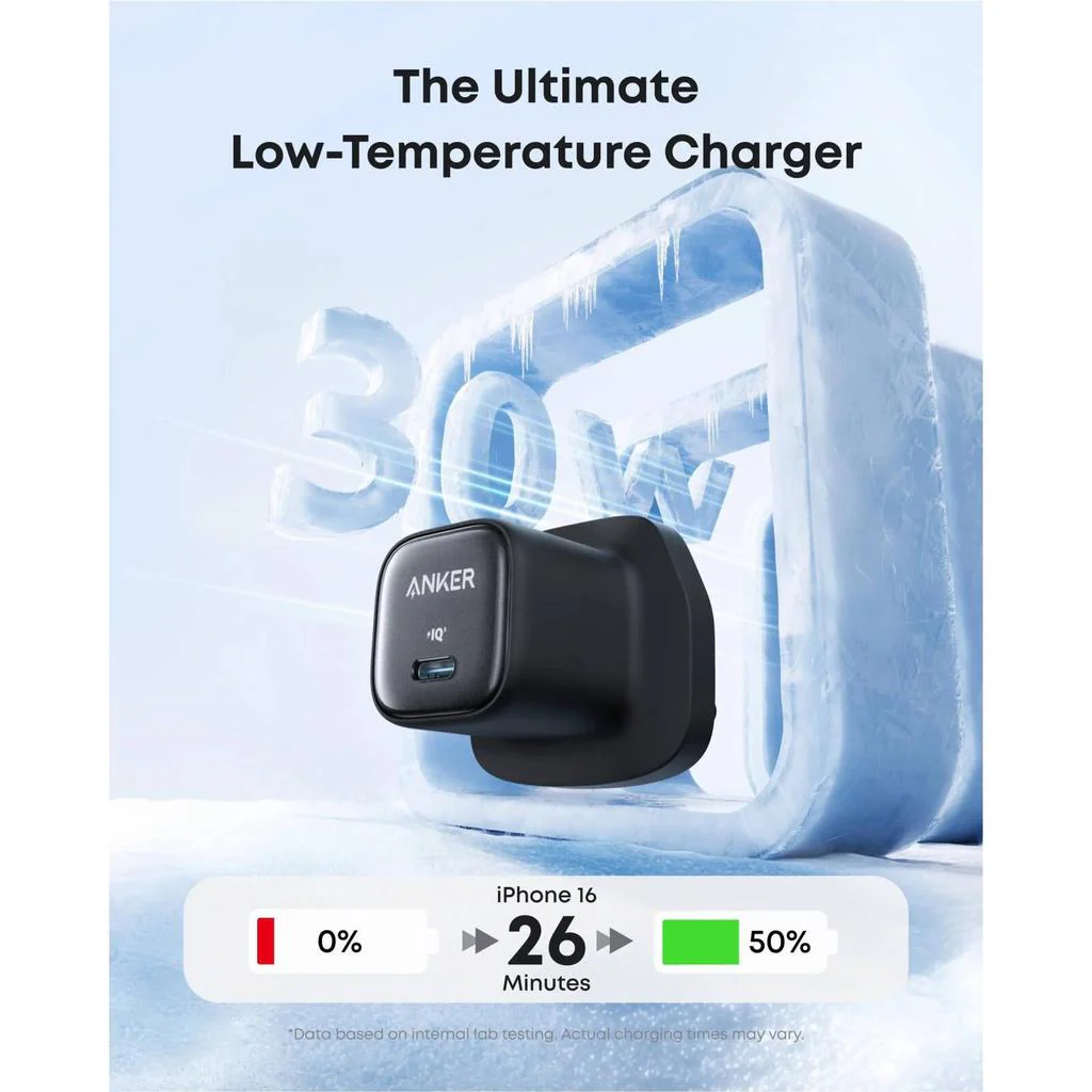 Anker Zolo Charger - 30W / USB-C / Black - Image 2