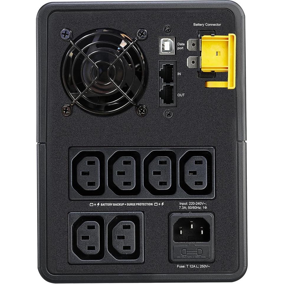 APC Back-UPS BX1600MI 1600VA 900W Line Interactive UPS 230V AVR 6 IEC C13 Tower - Image 3