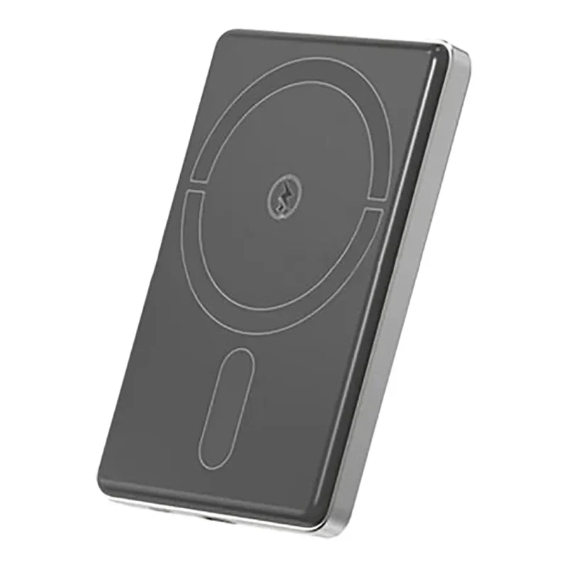 Aspor A381 Wireless Magnetic Portable Power Bank - 5000mAh / Black - Image 2