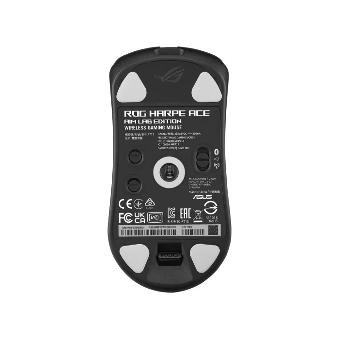 Asus P713 Rog Harpe Ace Aim Lab Edition Wireless/Bluetooth/DPI Gaming Mouse - Black - Image 7