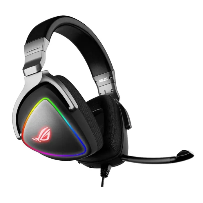 Asus ROG Delta RGB Quad-DAC Virtual 7.1 Wired USB-C RGB Gaming Headset For PC,PS5,Switch & Mobiles - Image 3