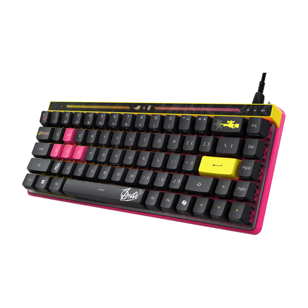 Asus Rog Falchion Ace Hfx Zywoo Edition Wired Gaming Keyboard - Black - Image 2