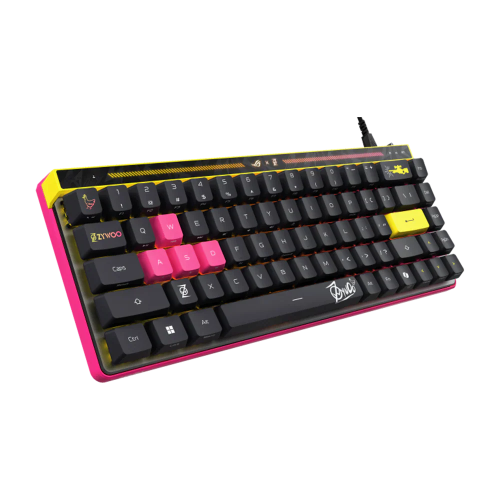 Asus Rog Falchion Ace Hfx Zywoo Edition Wired Gaming Keyboard - Black - Image 3