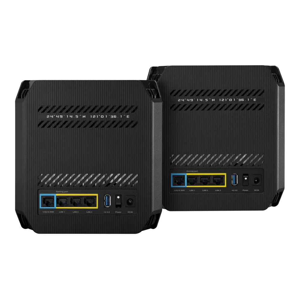 Asus Rog Rapture Gt6 Whole Home Mesh Wi-Fi 6 2-Pack System - Black - Image 2