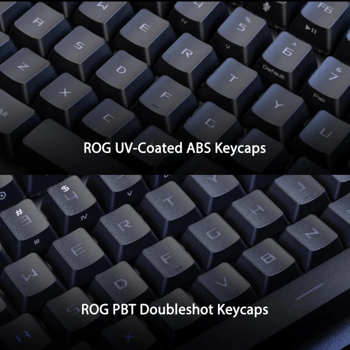 Asus X902 Rog Strix Scope II 96 RX Wireless Optical Mechanical Gaming Keyboard Rog RX Blue Switch Clicky And Speedy (Arabic) - Black - Image 5