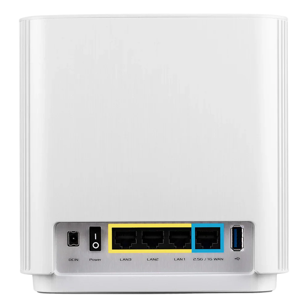 ASUS ZenWiFi AX XT8 - AX6600 Whole-Home Tri-band Mesh WiFi 6 System 2 Pack - White - Image 4