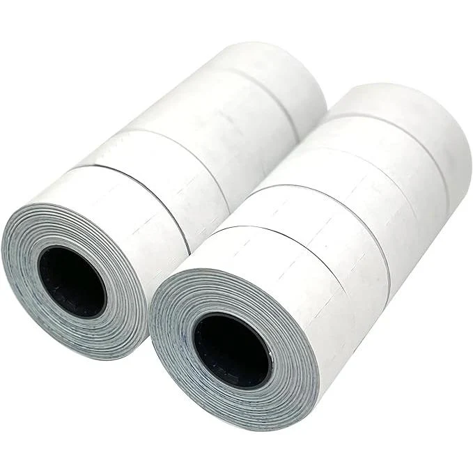Atlas Two-line print White Pricing Labels Box of 36 Labels) for 2 Line Price and Date Machine