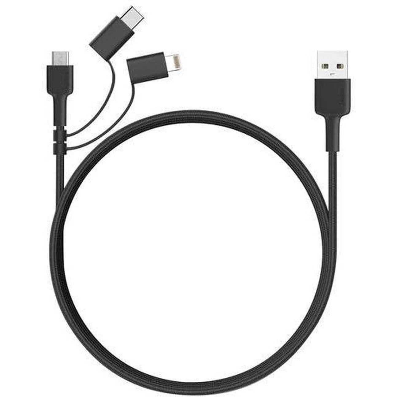 Aukey 3-In-1 Usb Cable - Black - Image 2