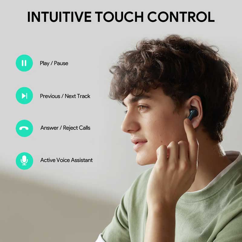 Aukey Ep-M1S 5.1 Tws True Wireless Bluetooth Earbuds - Black - Image 6