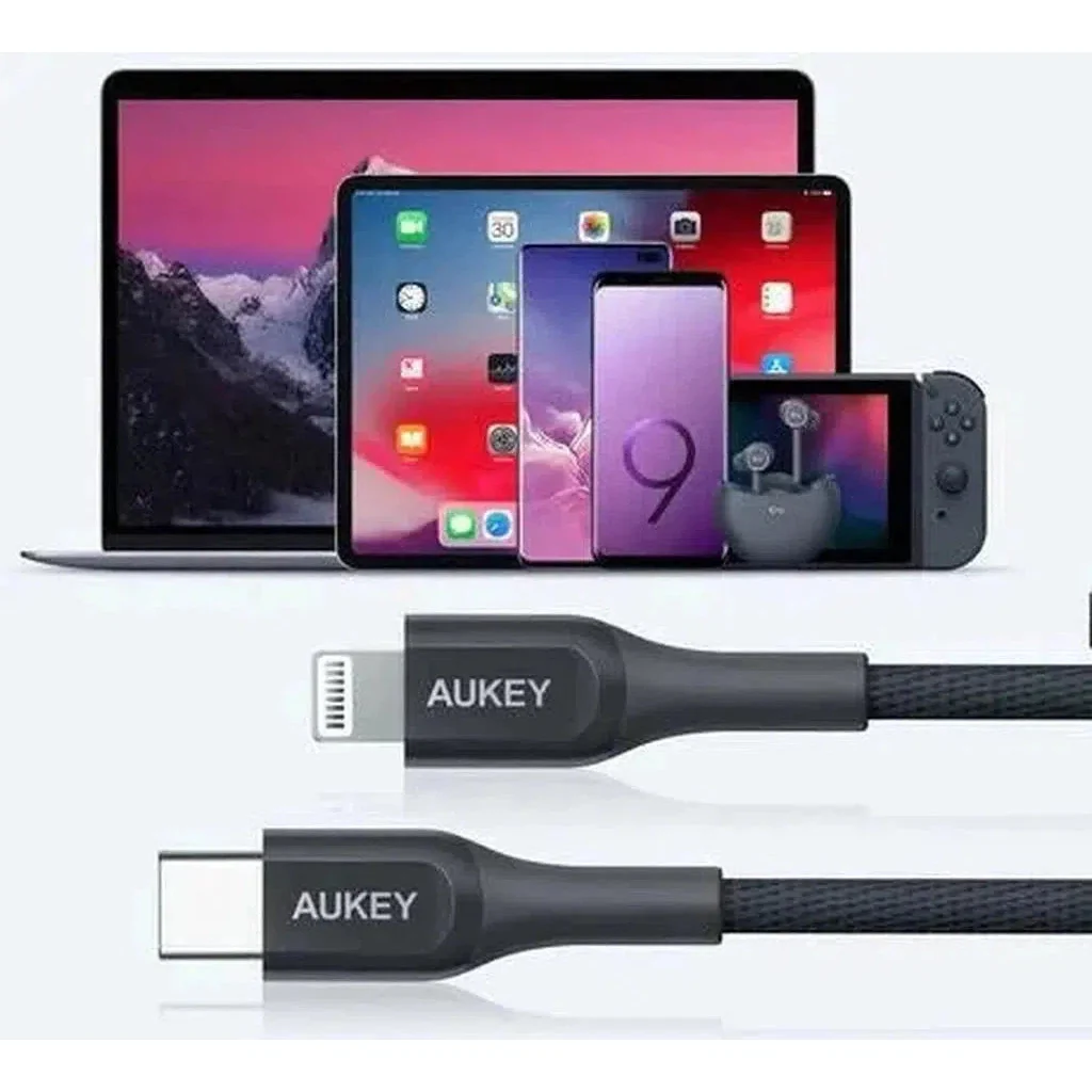 Aukey Kevlar Core Lightning To 1.2M Usb-C Cable - Image 2