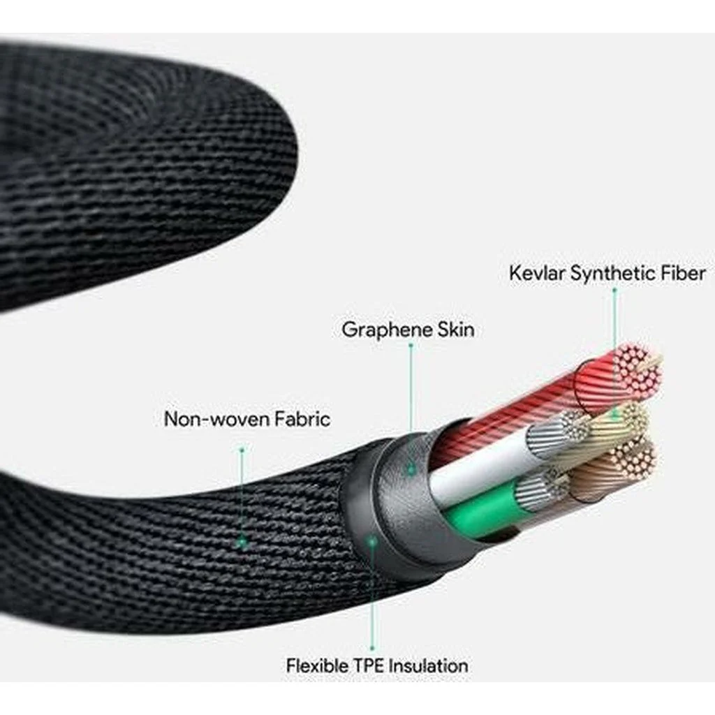 Aukey Kevlar Core Lightning To 1.2M Usb-C Cable - Image 3