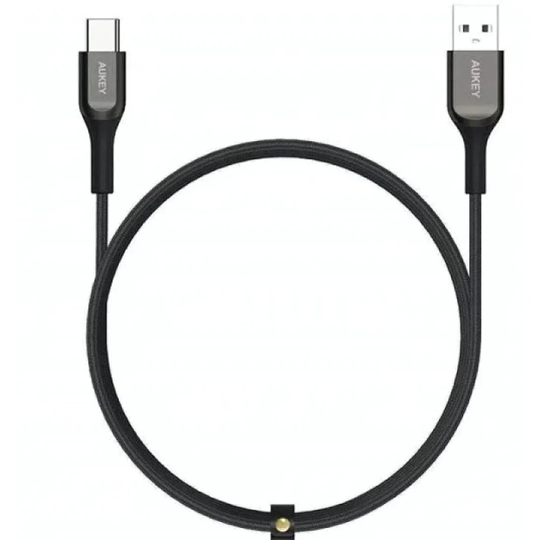 AUKEY Kevlar Core USB-A to USB-C Cable - 2m / Black