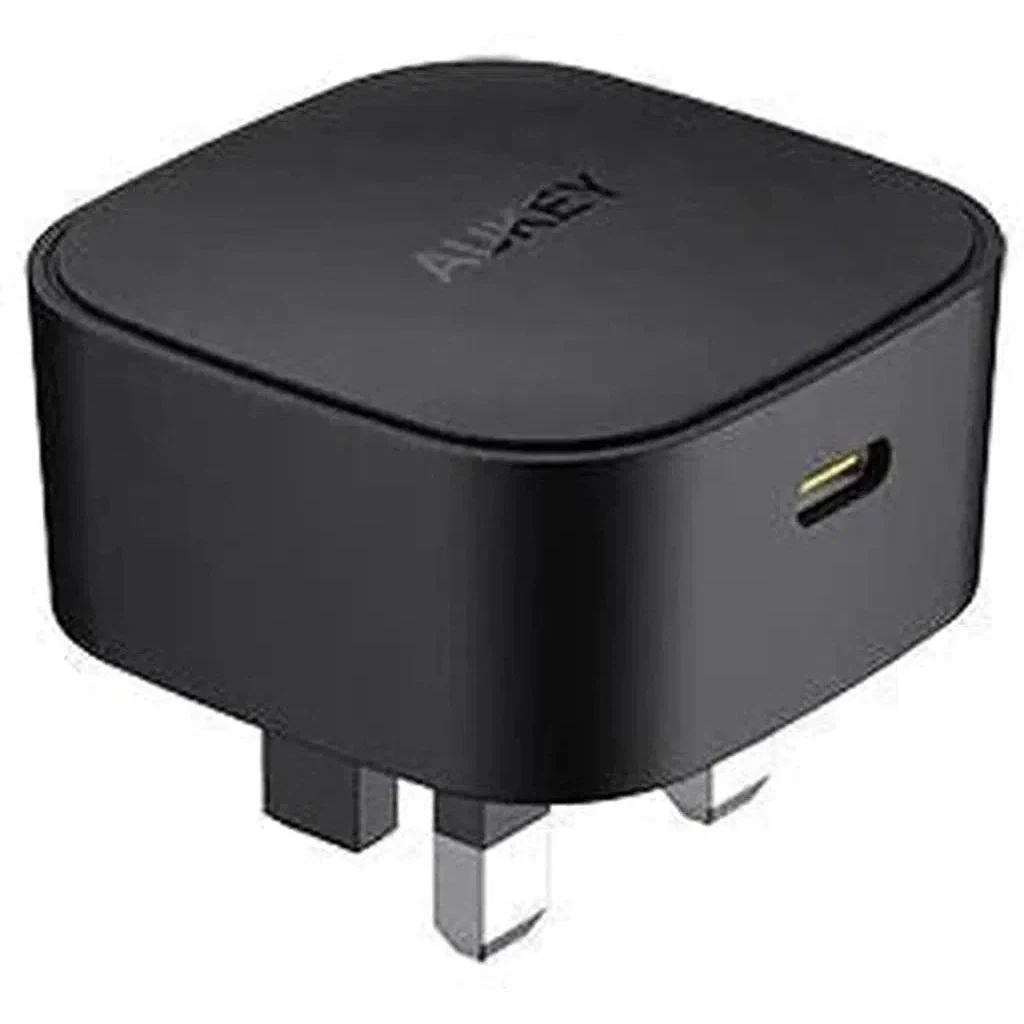 Aukey Pa-Y25 Bk 20W Single Port Pd Charger- Black