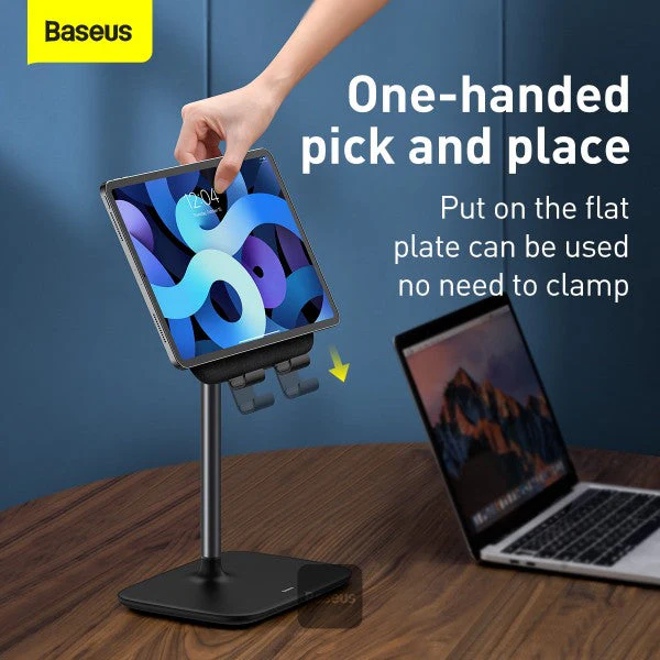 Baseus Adjustable Phone/Tablet Desktop Holder (Black) SUZJ-01 - Image 4
