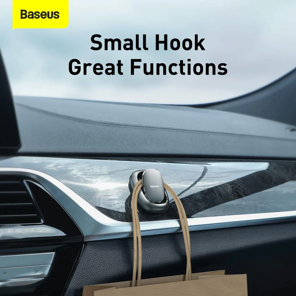 Baseus Beetle Vehicle Hook Dark Grey - Image 5