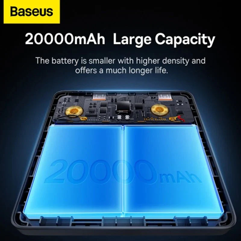 Baseus Blade Power Digital Display HD Edition Power Bank - 100W PD/ 20000mAh/ Black - Image 7
