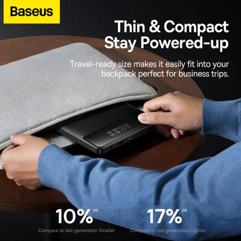 Baseus Blade Power Digital Display HD Edition Power Bank - 100W PD/ 20000mAh/ Black - Image 8