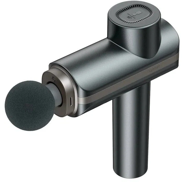 BASEUS BOOSTER DUAL MODE MASSAGE GUN DARK GRAY - Image 4