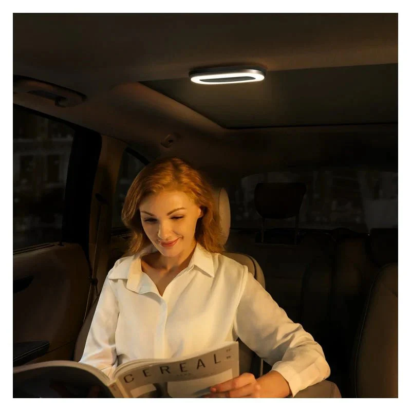 Baseus Bright Car Reading Light - 400mAh / Micro-USB / Black - CRYDD01-01 - Image 6