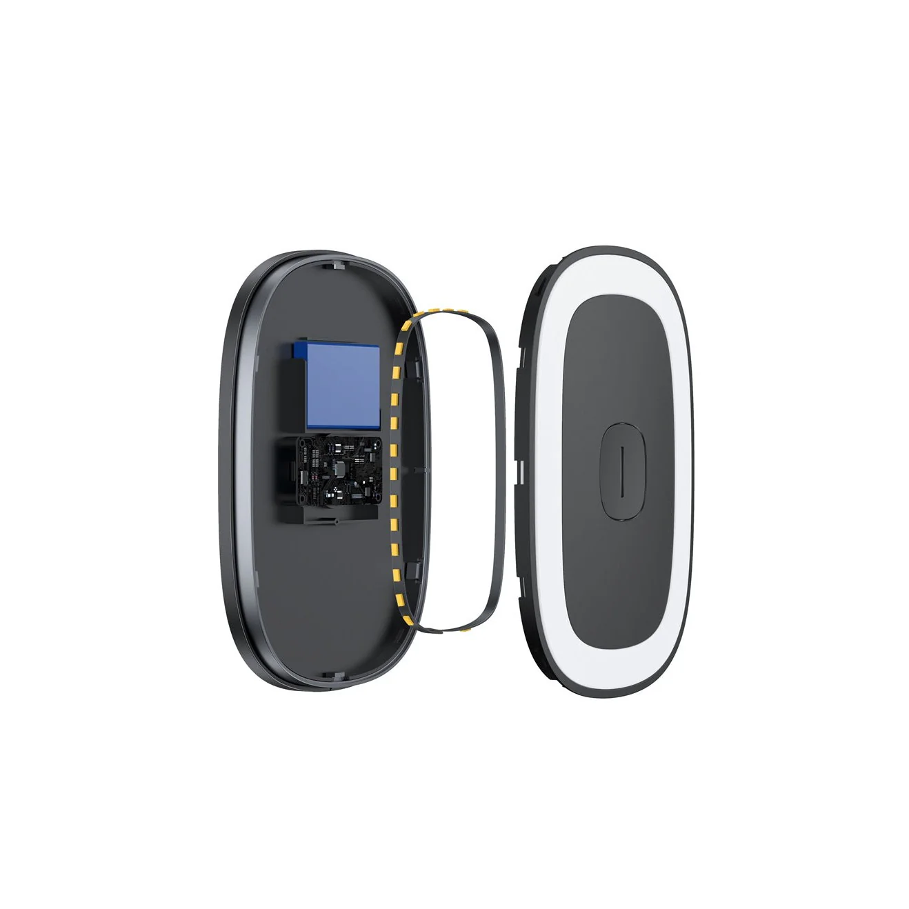 Baseus Bright Car Reading Light - 400mAh / Micro-USB / Black - CRYDD01-01 - Image 8