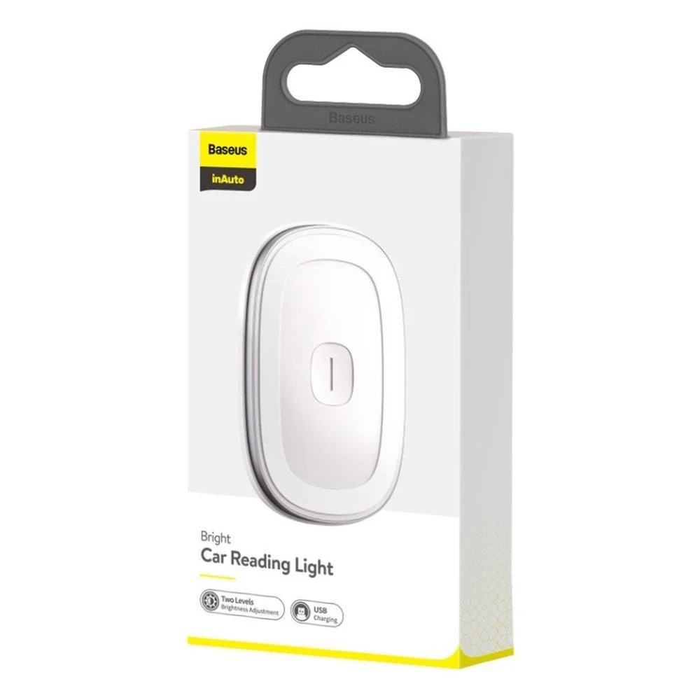 Baseus Bright Car Reading Light - 400mAh / Micro-USB / White - Image 6