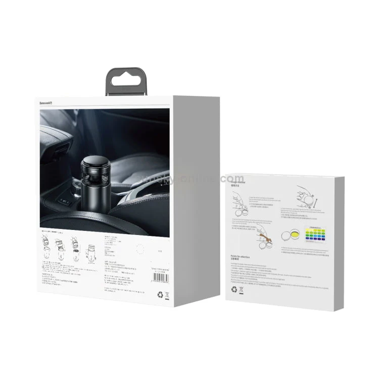 Baseus Car Micromolecule Formaldehyde Purifier(Black) - ACJHQ-01 - Image 3