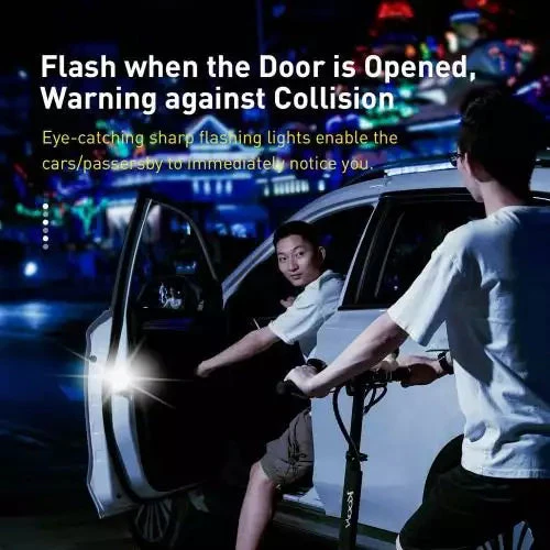 Baseus Door Open Warning Light 2PCS - Black CRFZD-01 - Image 8