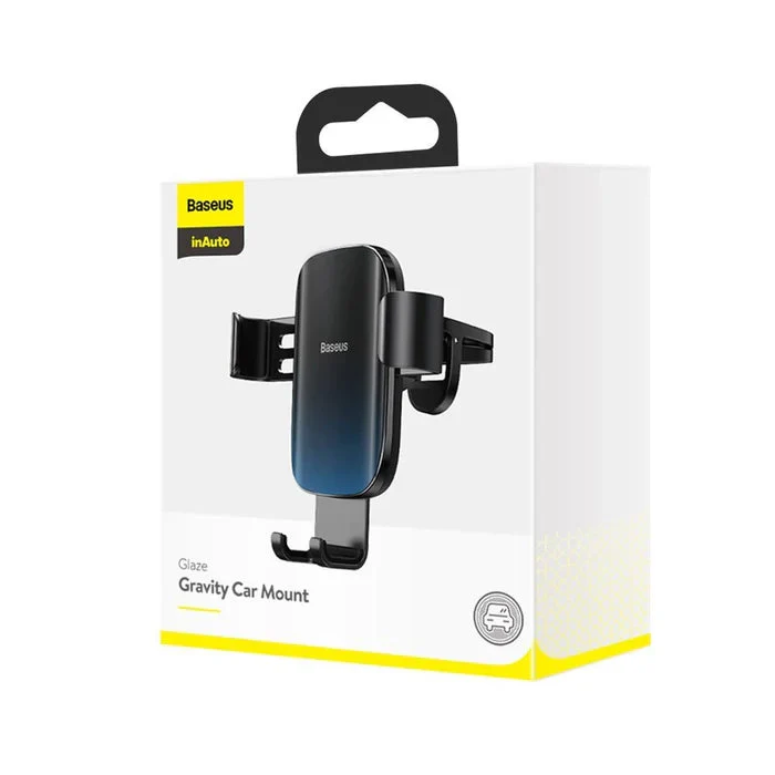 Baseus Glaze Gravity Car Mount Black - Image 11