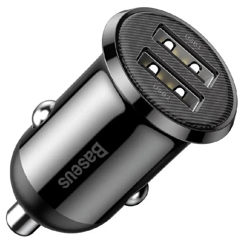 Baseus Grain Pro Car Charger - Black - Image 3