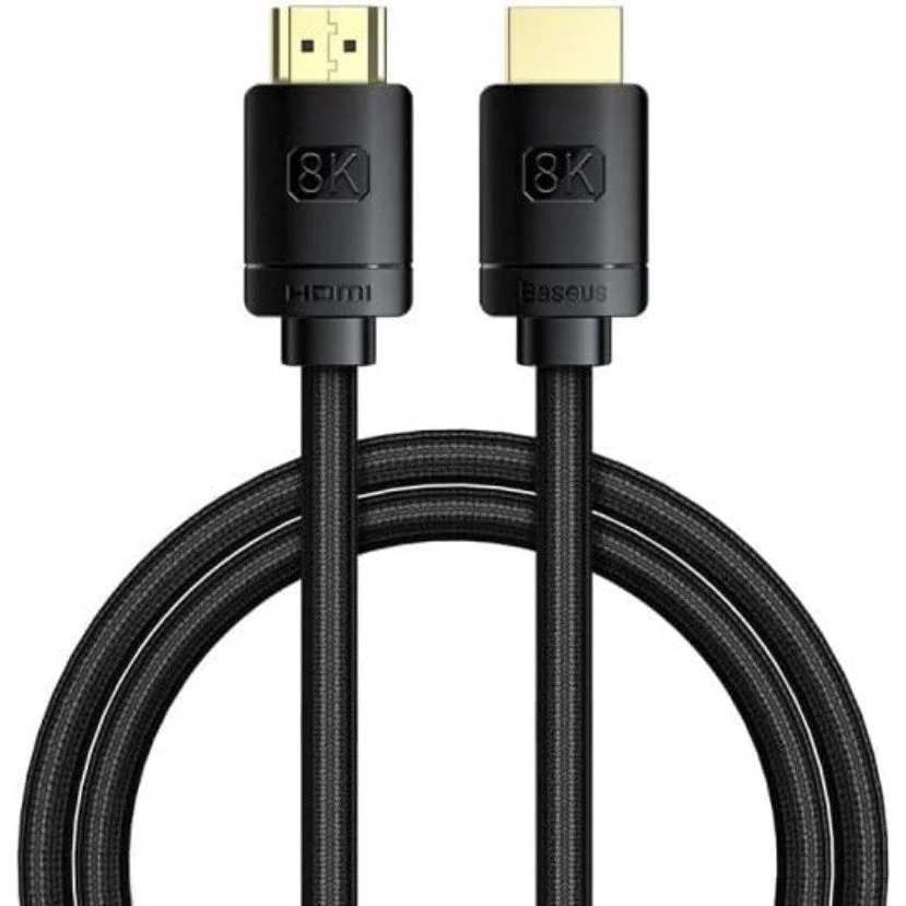 Baseus High Definition Series HDMI To HDMI Adapter Cable - 8k / 1 Meter / Black