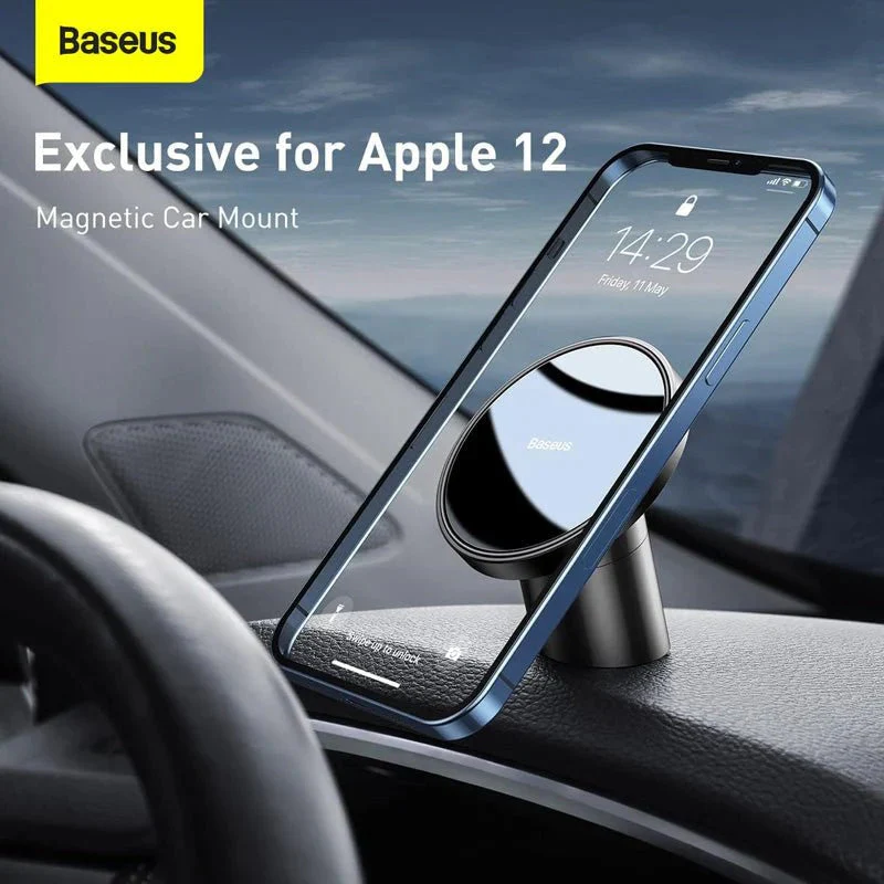 Baseus Magnetic Car Mount (For Dashboards and Air Outlets) - Black - Image 4