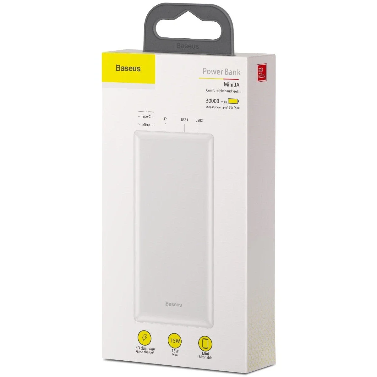 Baseus Mini JA 30000mAh Power Bank - White - Image 11