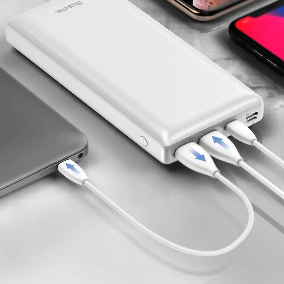 Baseus Mini JA 30000mAh Power Bank - White - Image 9
