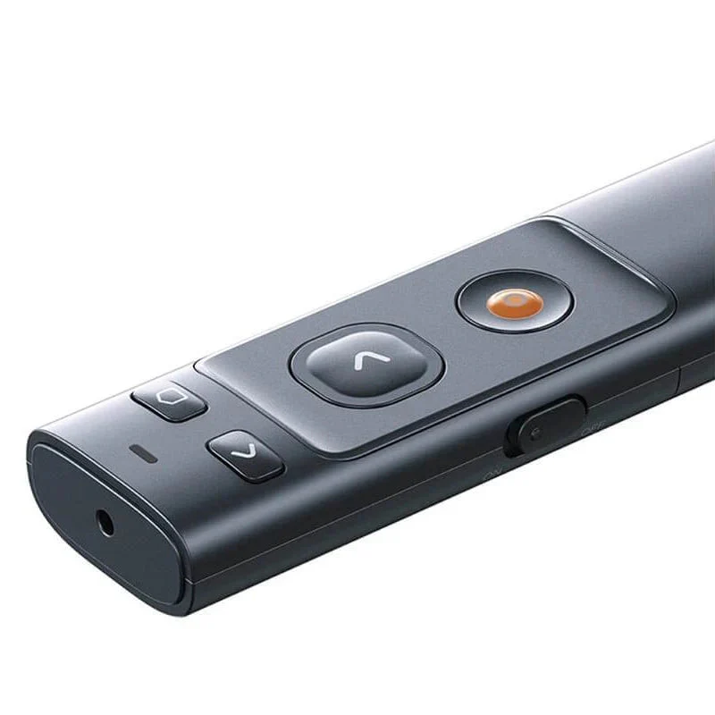Baseus Orange Dot Wireless Presenter - RF2.4G Hz / 100m / Grey - Image 2