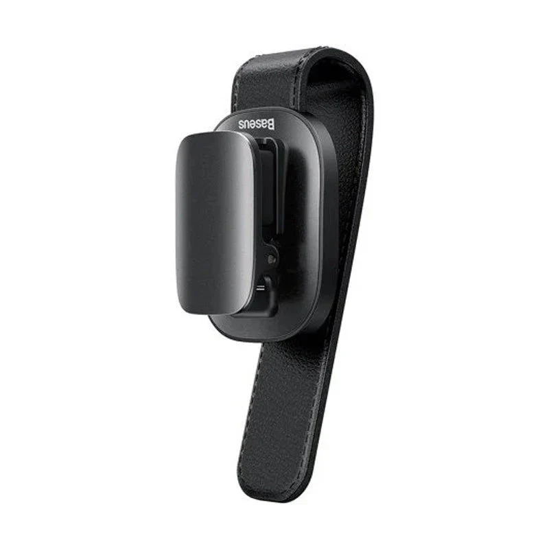 Baseus Platinum Vehicle Eyewear Clip (Clamping Type) - Black - Image 2