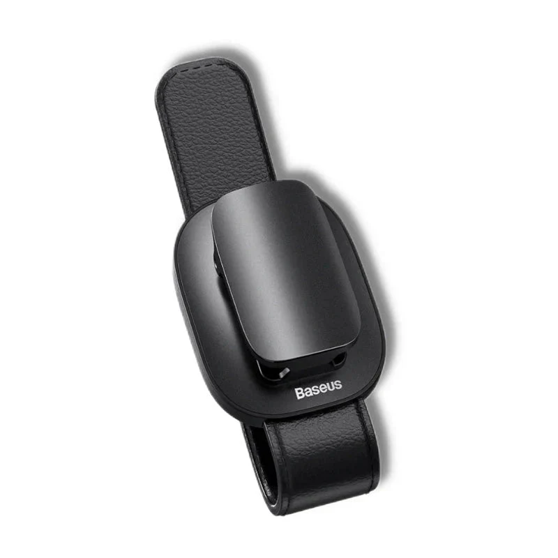 Baseus Platinum Vehicle Eyewear Clip (Clamping Type) - Black - Image 3