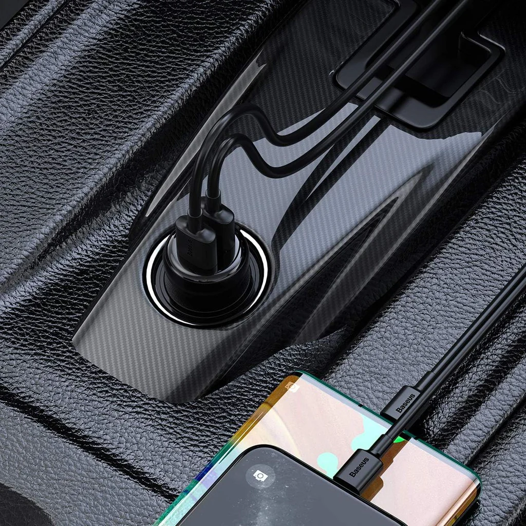 Baseus S-16 Bluetooth 5.0 FM Transmitter Wireless MP3 Car Charger-CCTM-E01 - Image 7