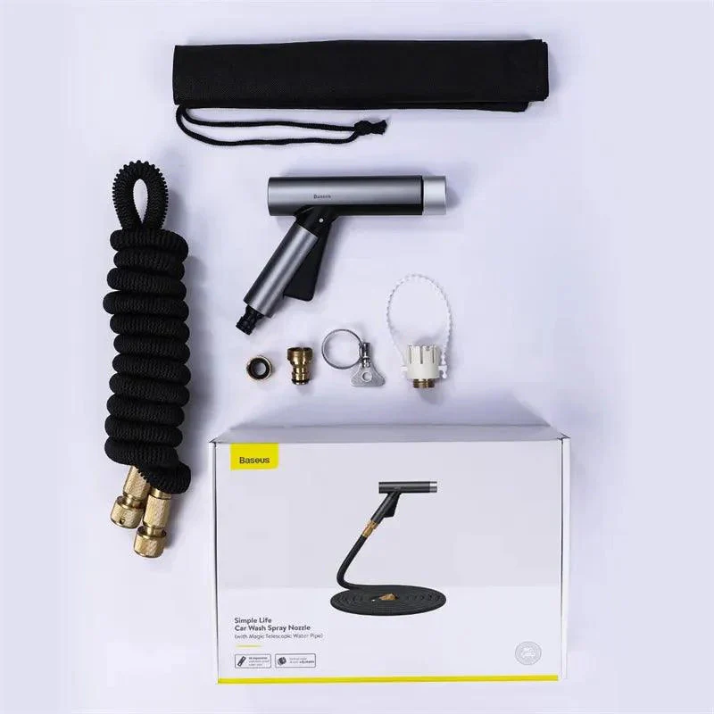 Baseus Simple Life Car Wash Spray Nozzle 15M - Black (CRXC01-B01) - Image 5