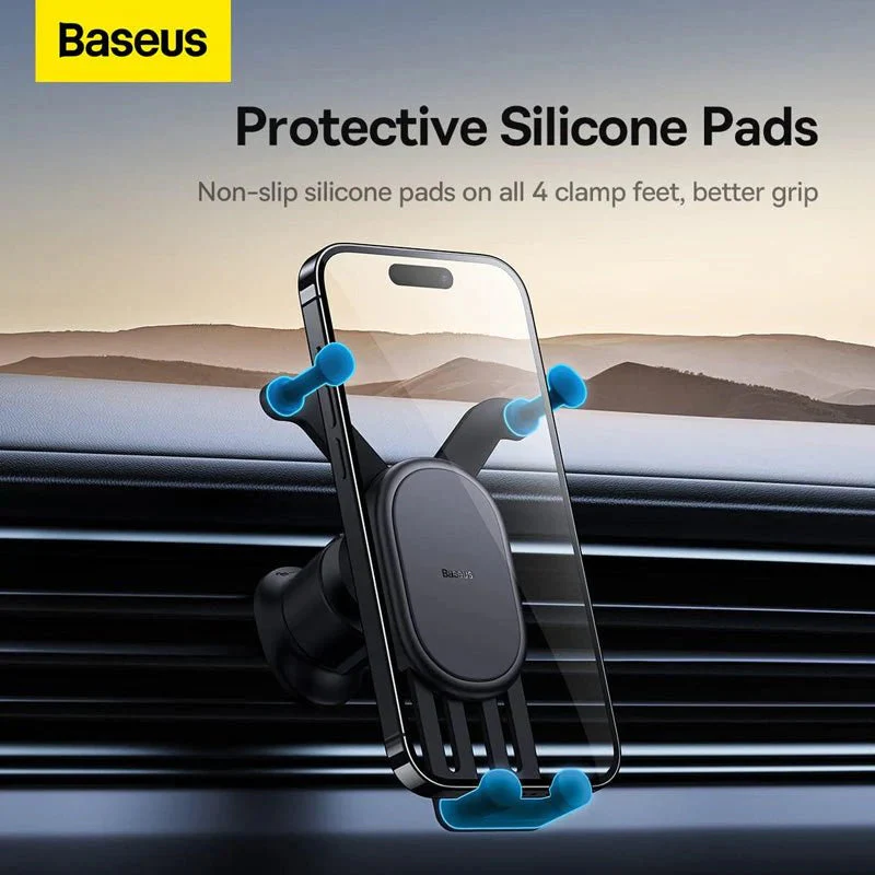 Baseus Stable Gravitational Car Mount Air (Air Outlet Version) - Black - Image 5