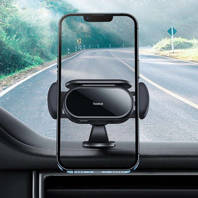 Baseus Steel Cannon Pro Solar Electric Car Mount - Black - Image 5