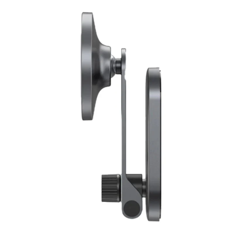 Baseus T-Space Series Folding Metal Car Phone Mount - Frost Silver - Image 2