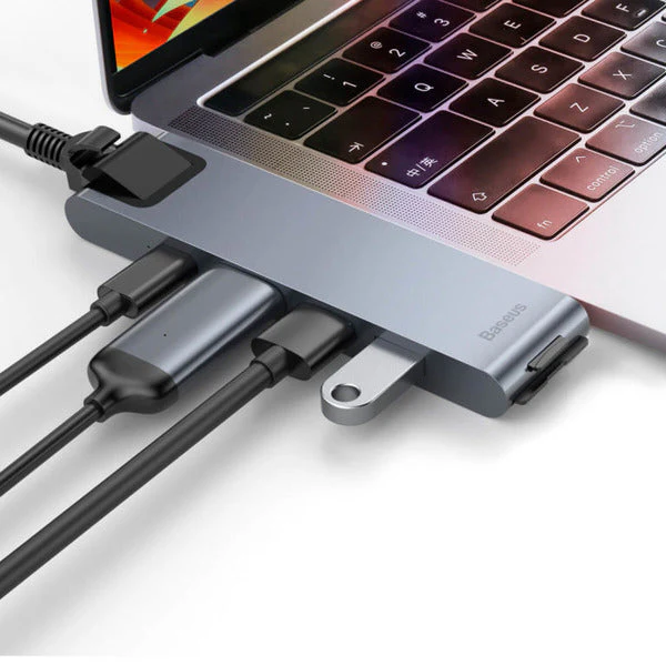 Baseus Thunderbolt C+ Pro Seven-In-One Smart Multifunctional Hub - Image 2