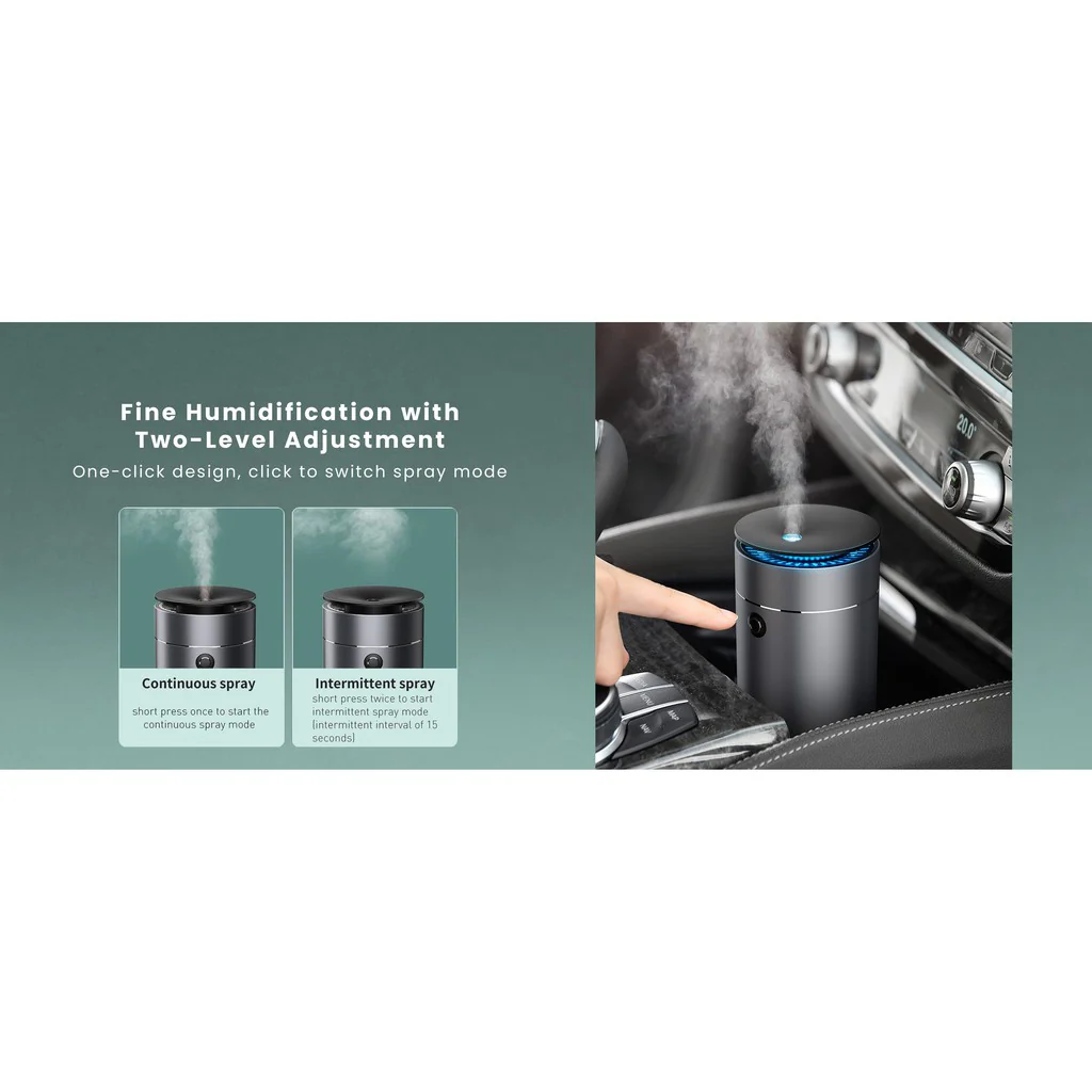 Baseus Time Aromatherapy Machine Humidifier - 75ml / Dark Gray - Image 8