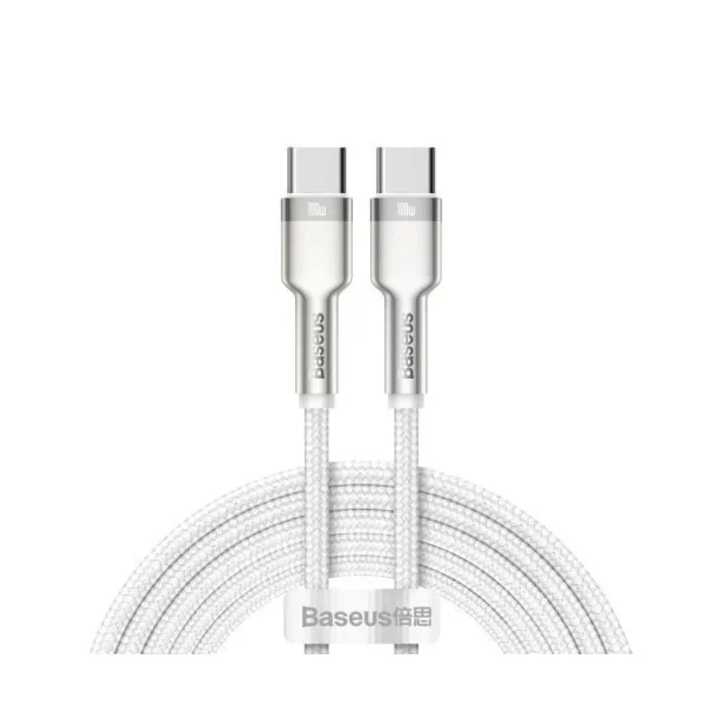 Baseus Type-c to Type-C Charging Data Cable White 1M