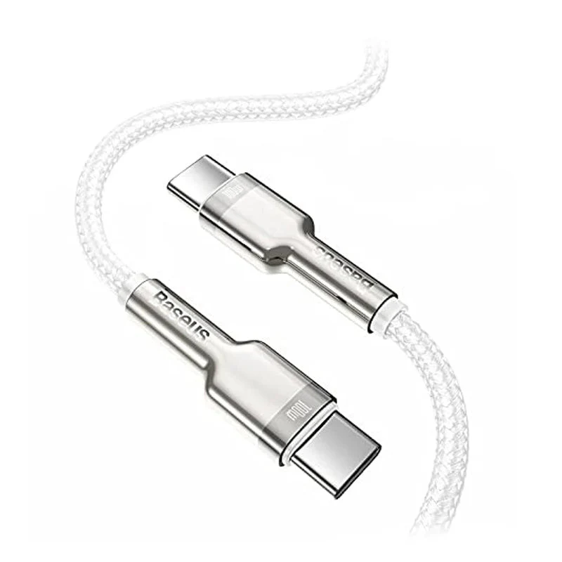 Baseus Type-c to Type-C Charging Data Cable White 1M - Image 2